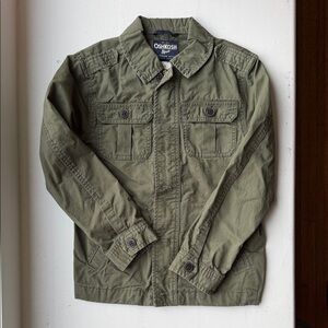 OshKosh B'gosh Olive Utility Field Jacket Size 8
